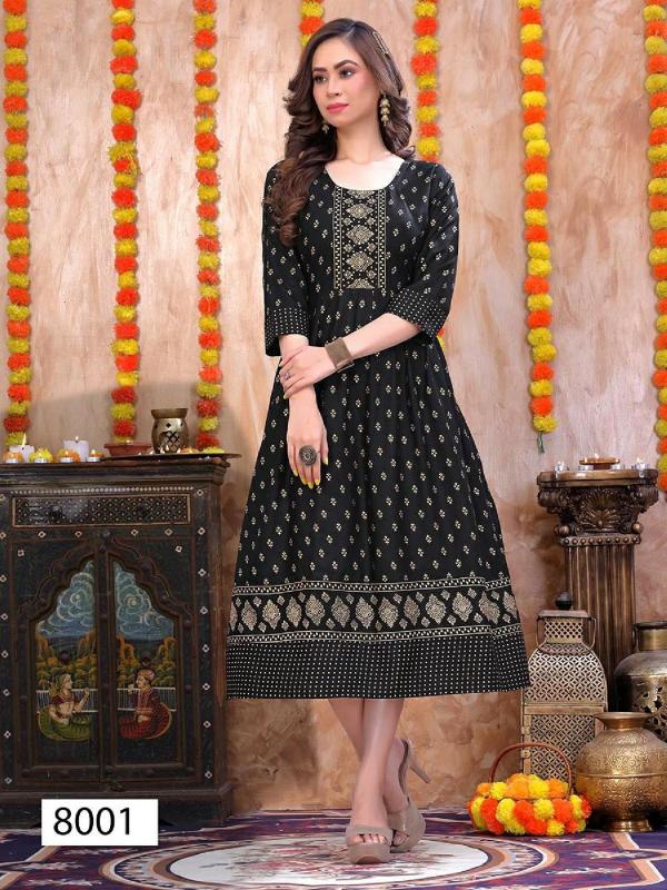 Golden Fanna Vol 1 Rayon Designer Exclusive Kurti Collection